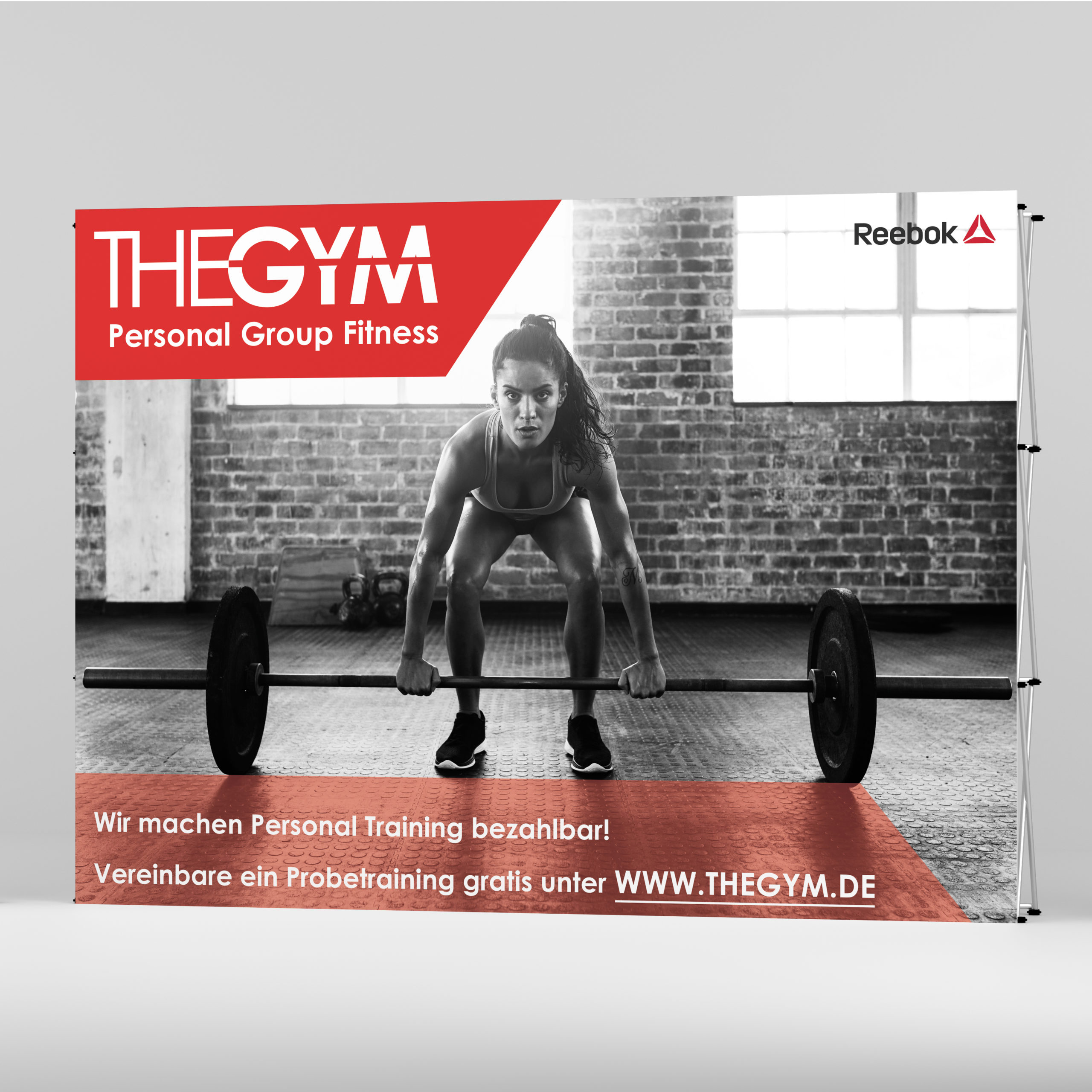 Roll Up Banner and Wall Stand Banner Mockup. Template PSD.